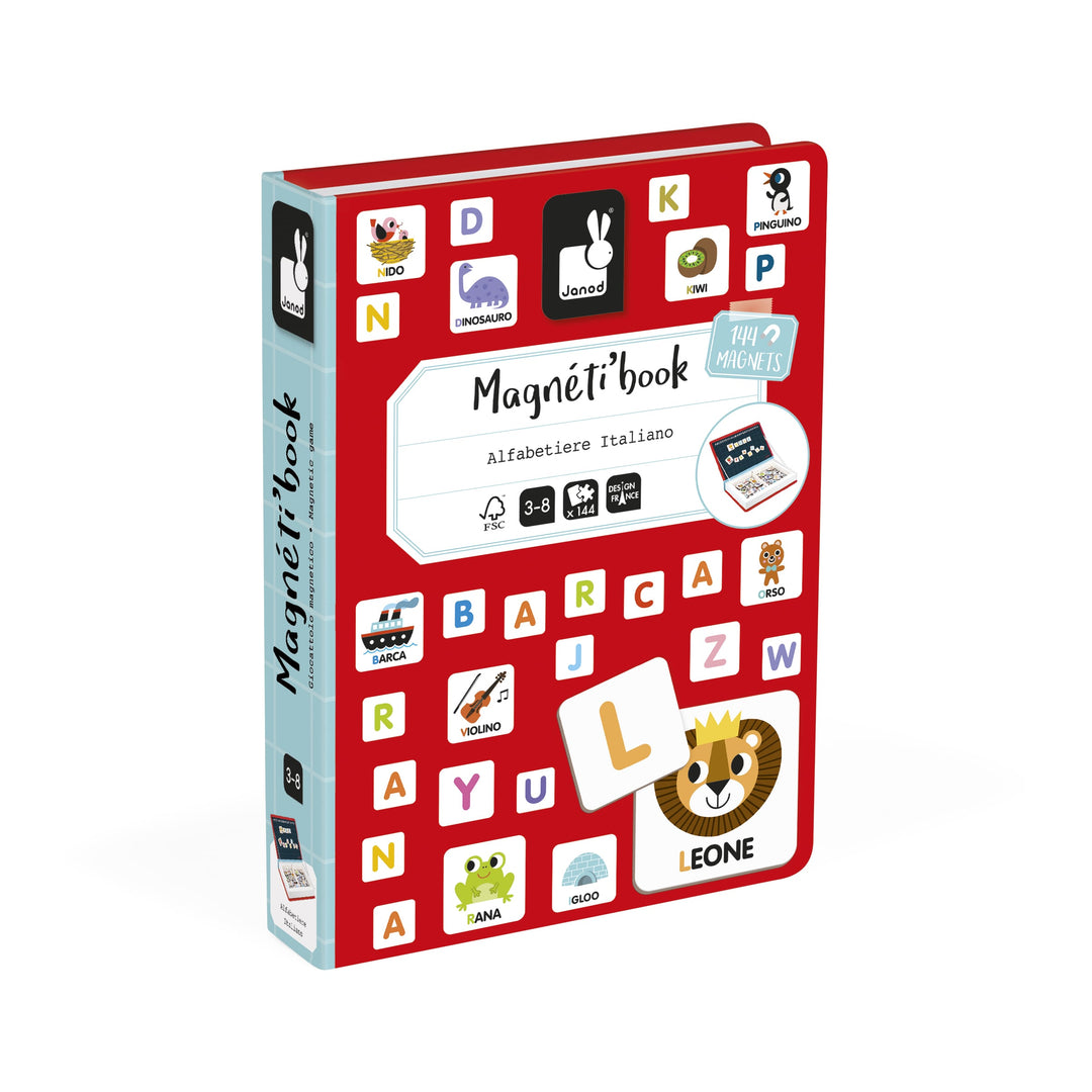 Gioco magnetico Magneti'book, Alfabeto Italiano | Janod
