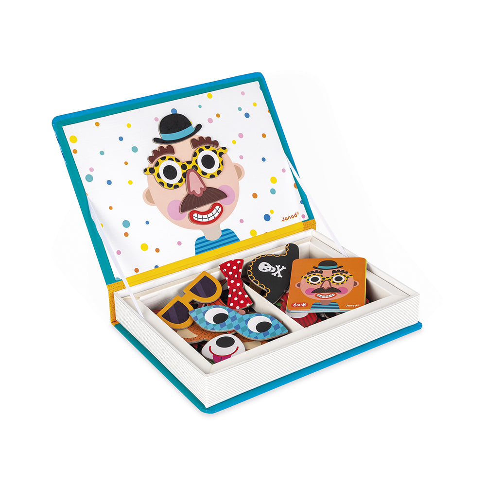 Gioco magnetico Magneti'book, Crazy faces | Janod