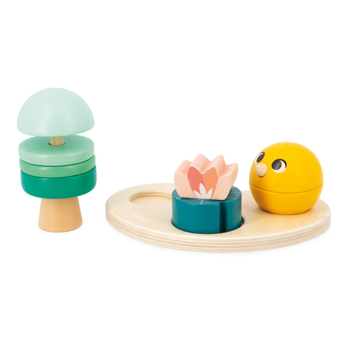 Janod box, Wooden toys for 18 months - Fine motor skills