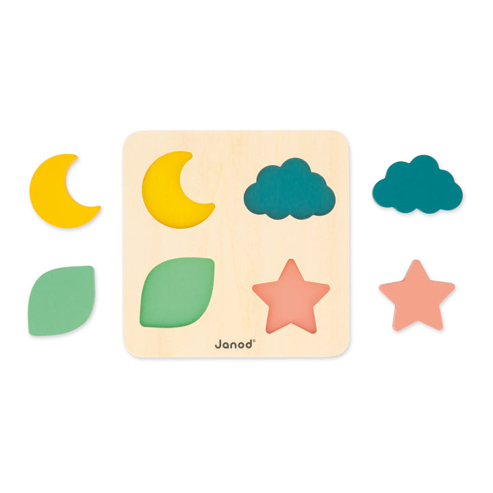 Janod box, Wooden toys for 18 months - Fine motor skills