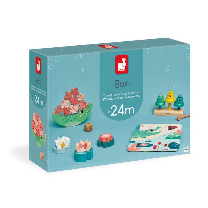 Janod box, Wooden games for 24 months - Concentration skills