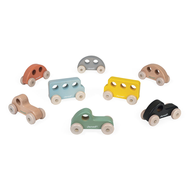 Vehicles with wooden wheels