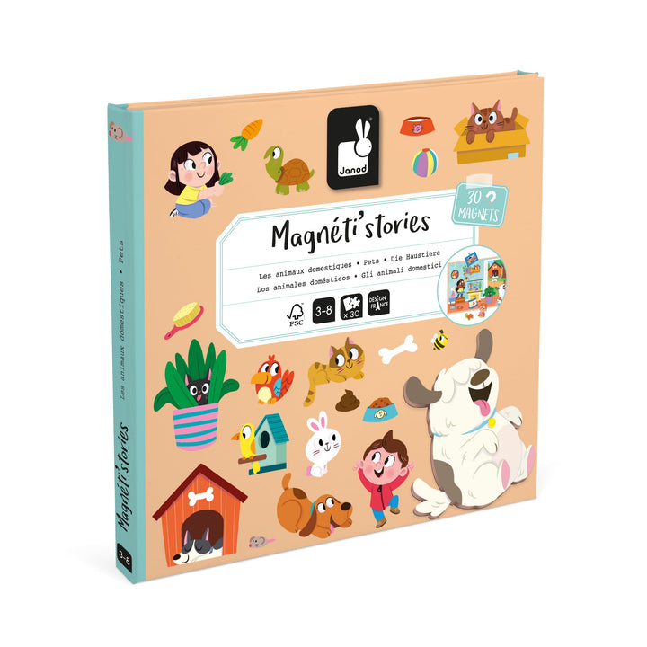 Gioco magnetico Magneti'stories, Gli animali domestici | Janod