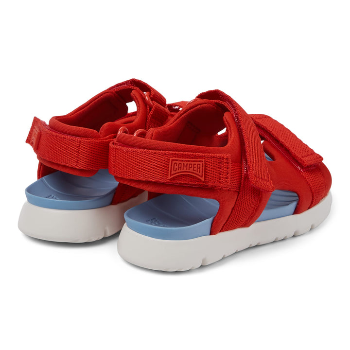 Sandali in tessuto rosso, Oruga | Camper per bambini