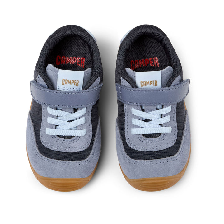 Sneaker blu in tessuto e nabuk, Dadda