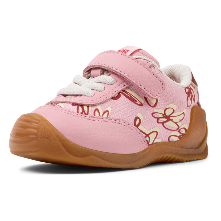 Pink fabric and leather sneaker, Dadda