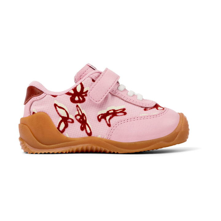 Pink fabric and leather sneaker, Dadda