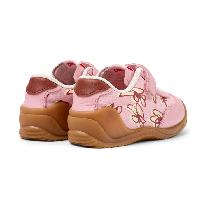 Pink fabric and leather sneaker, Dadda