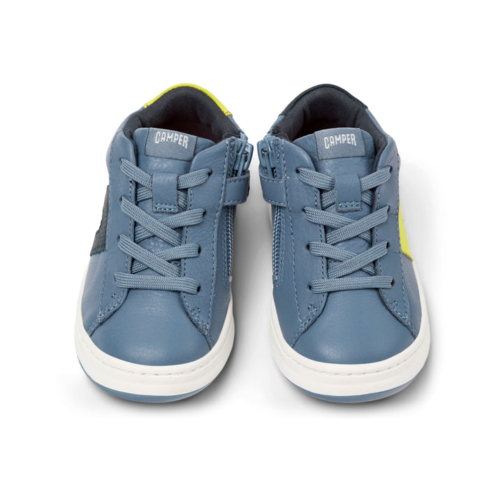 Sneaker in pelle blu opaco, Twins