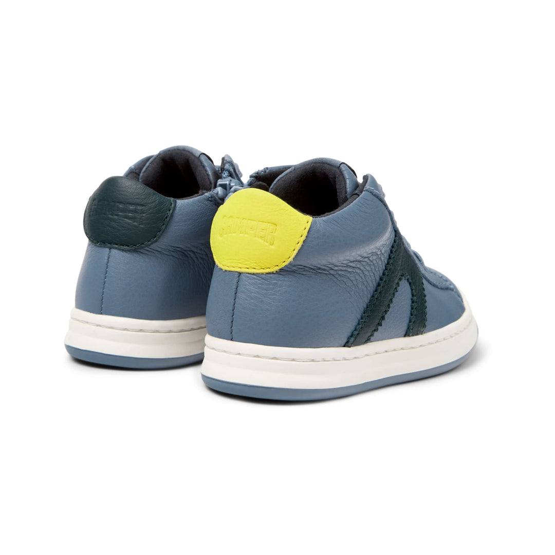 Sneaker in pelle blu opaco, Twins