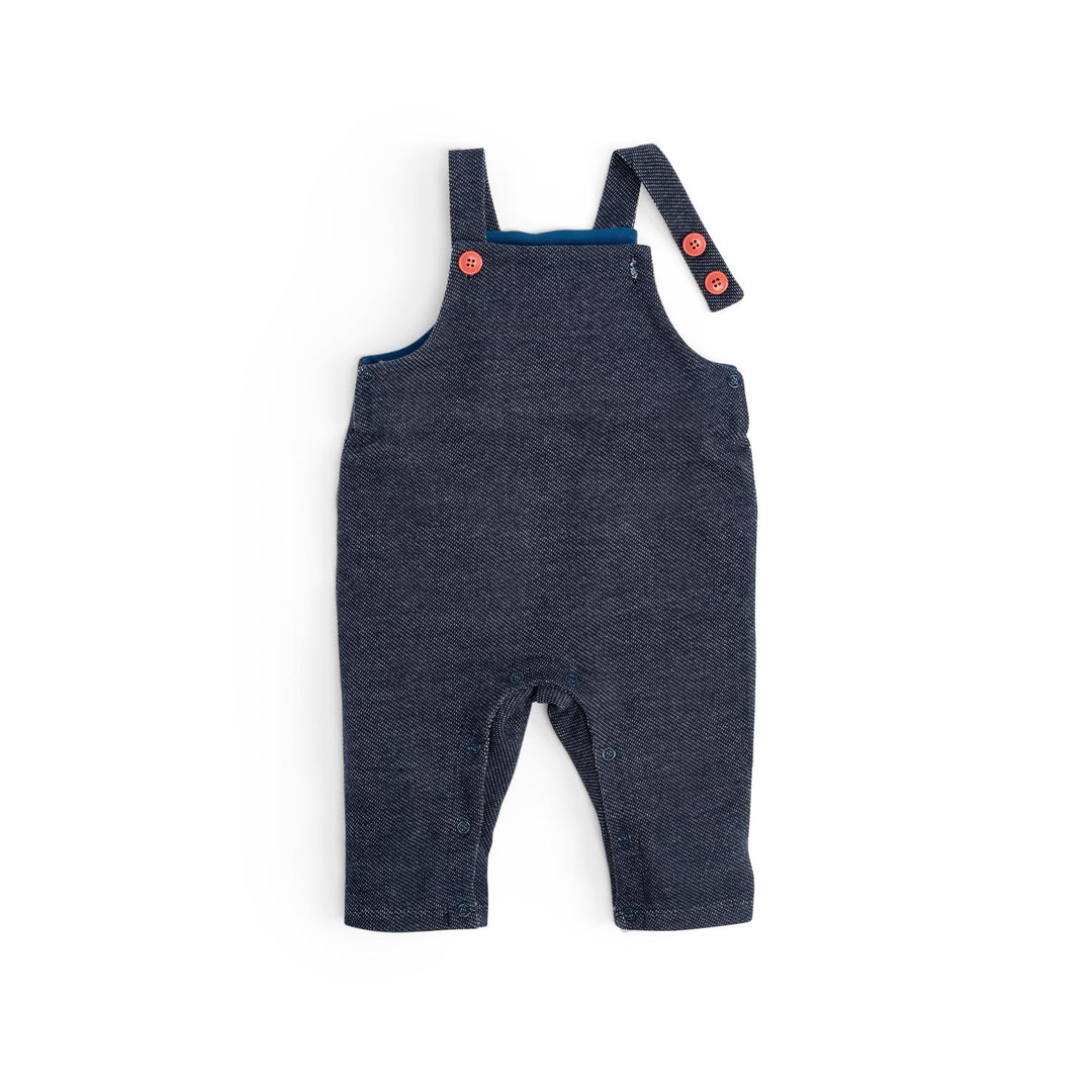 Salopette in cotone effetto denim, Kalin