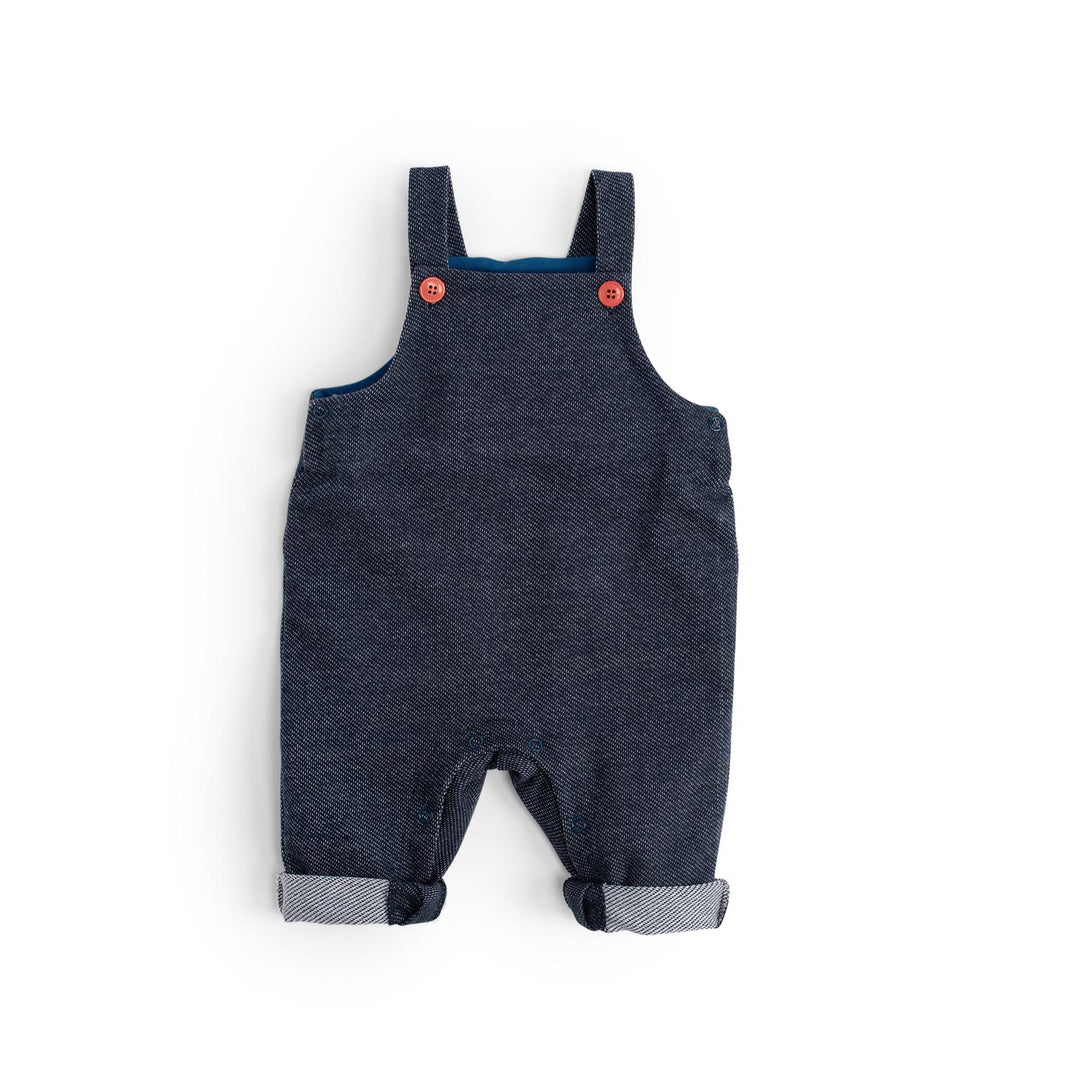 Salopette in cotone effetto denim, Kalin