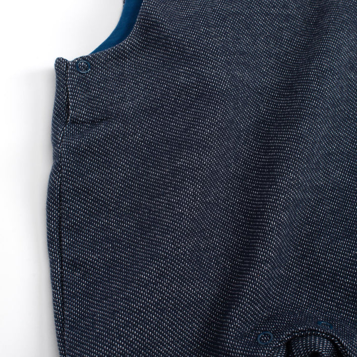 Salopette in cotone effetto denim, Kalin