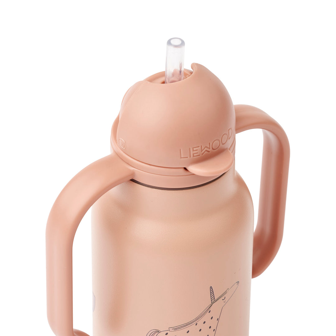 Stainless steel thermal bottle with handles 250ml, Unicorn