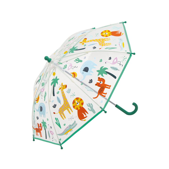 Ombrello magico trasparente 46cm, Giungla