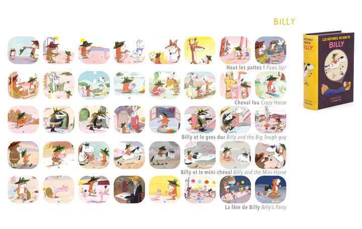 Lamp box set that projects stories, Billy