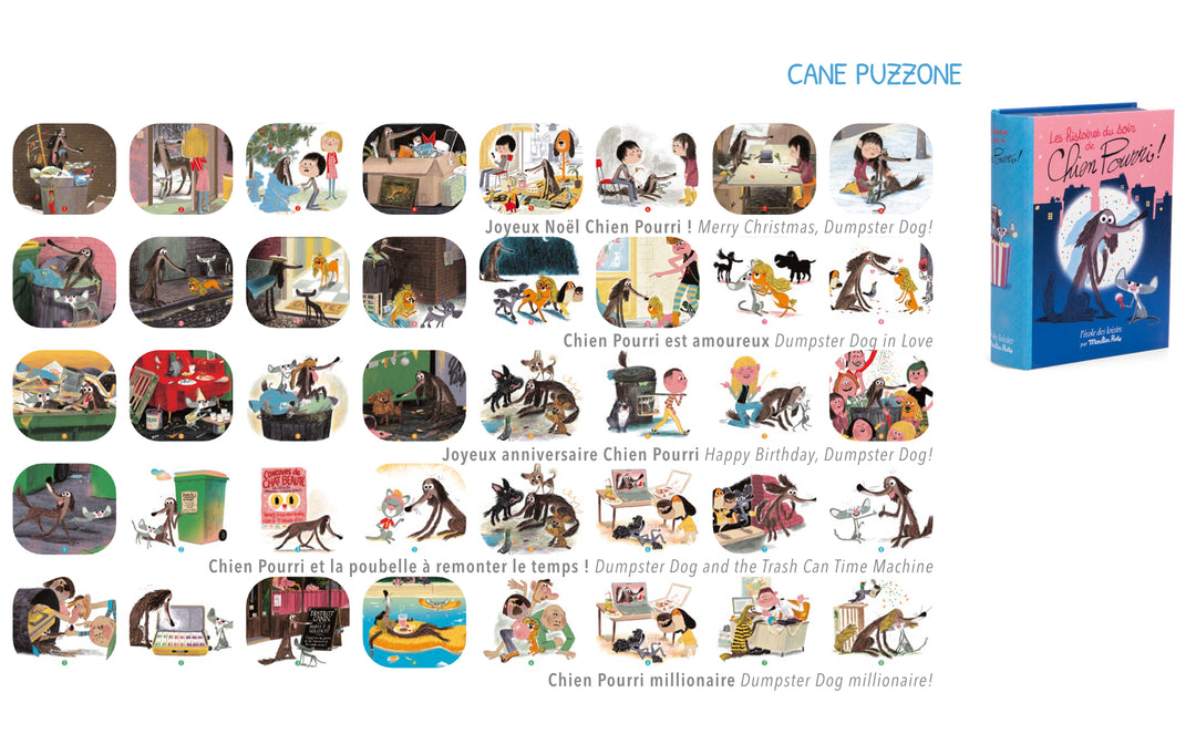 Cofanetto lampada proietta storie, Cane Puzzone