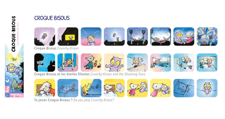 Lampada proietta storie della buonanotte, Croque-bisous