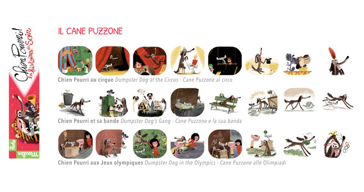 Lampada proietta storie della buonanotte, Cane Puzzone