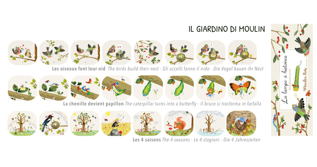 Lampada proietta storie della buonanotte, Le Jardin