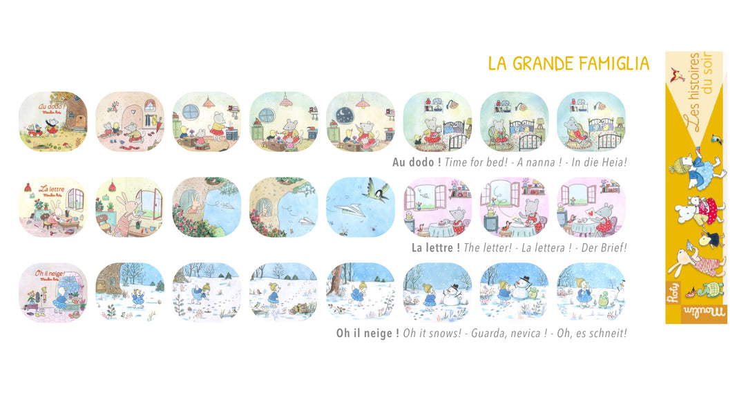 Lampada proietta storie della buonanotte, La grande famiglia