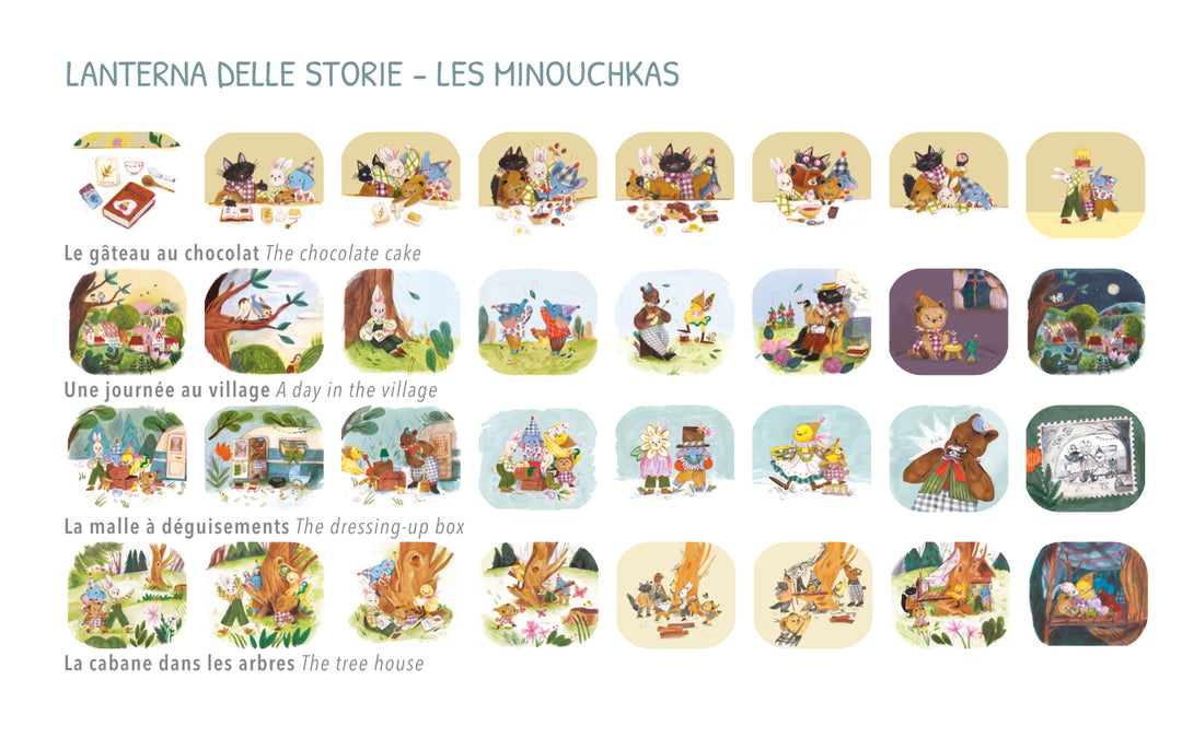 Lanterna delle storie, Les Minouchkas