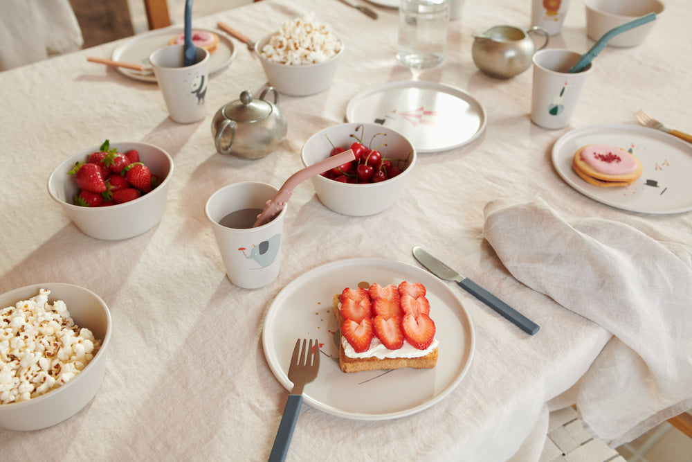 Set of plates (6 pcs), Rabbits
