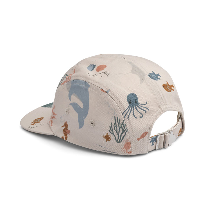 Liewood | Cappello con visiera in cotone bio, Pesci