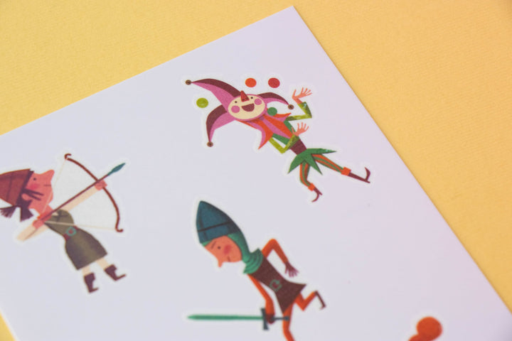 Temporary Tattoos, Knights 10pcs