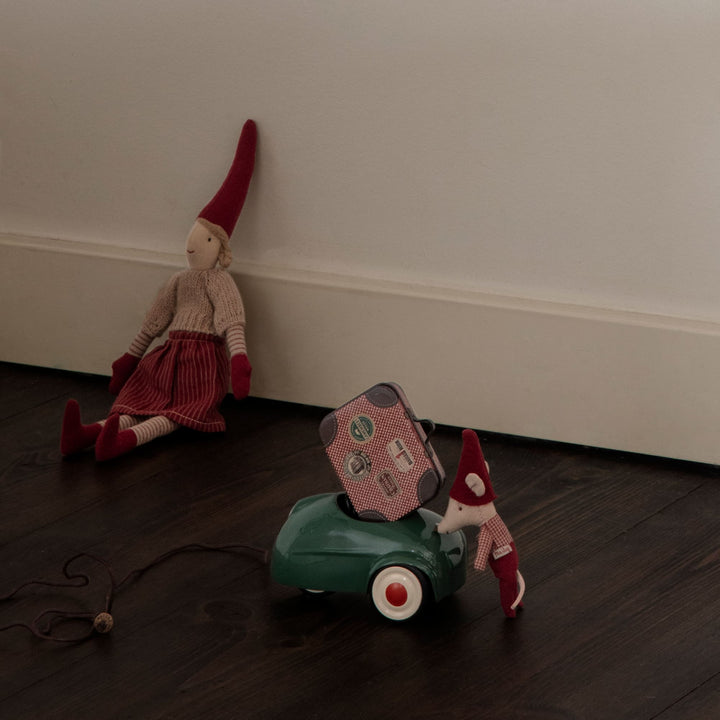 Christmas Mickey Mouse, Baby in Suitcase