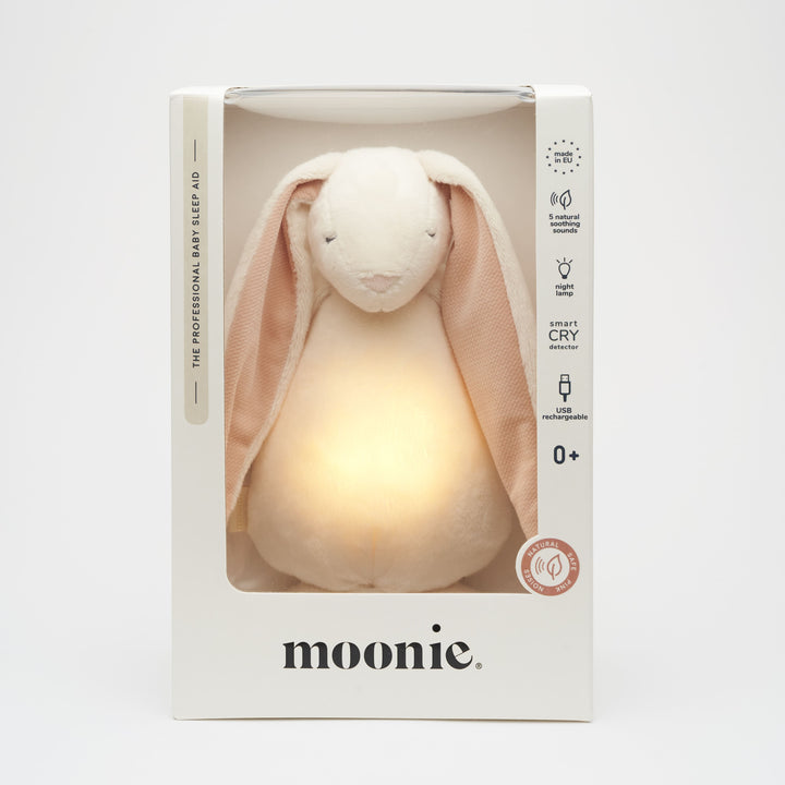 Moonie 2.0 coniglio ronzante con luce, Powder