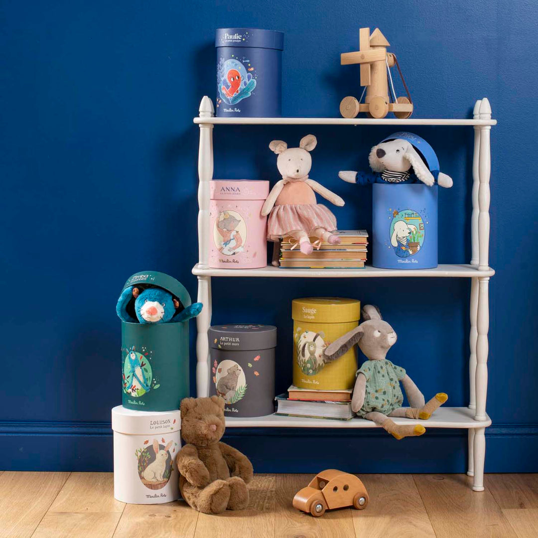 Gift Boxed Puppet, Sage Bunny