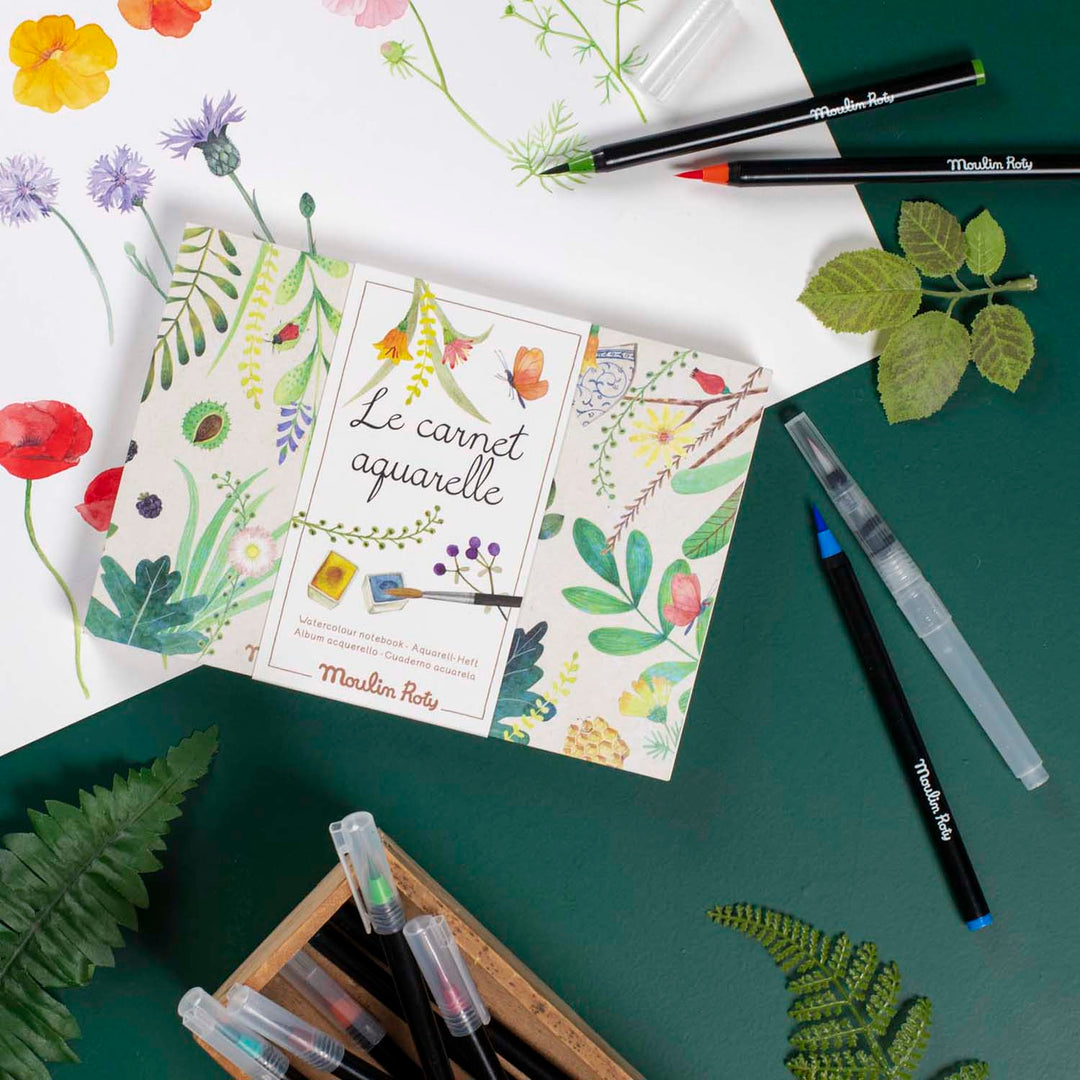 Watercolor Brush Markers, 12pcs