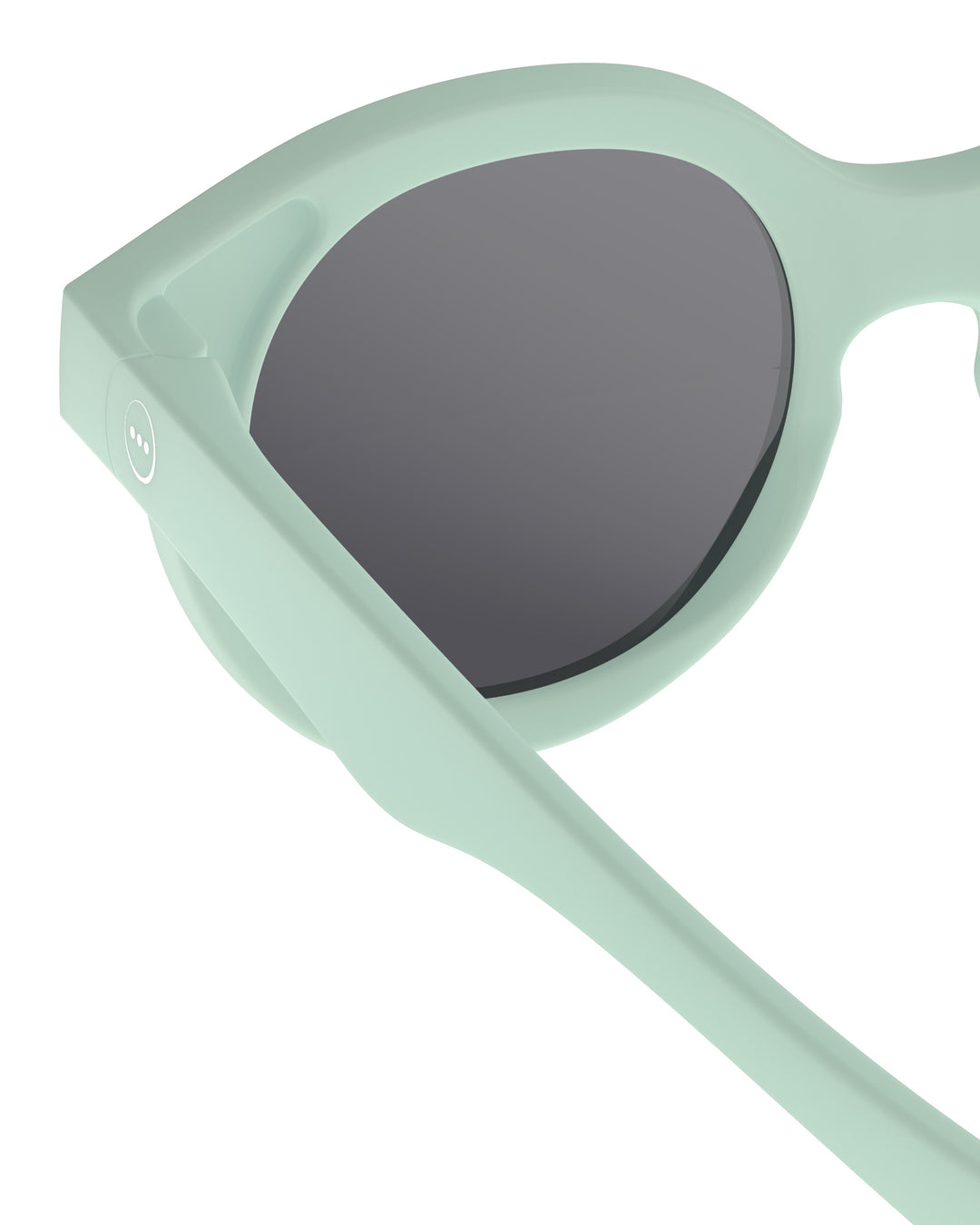 Occhiali da sole polarizzati e flessibili 3-5 anni, Retro Aqua green