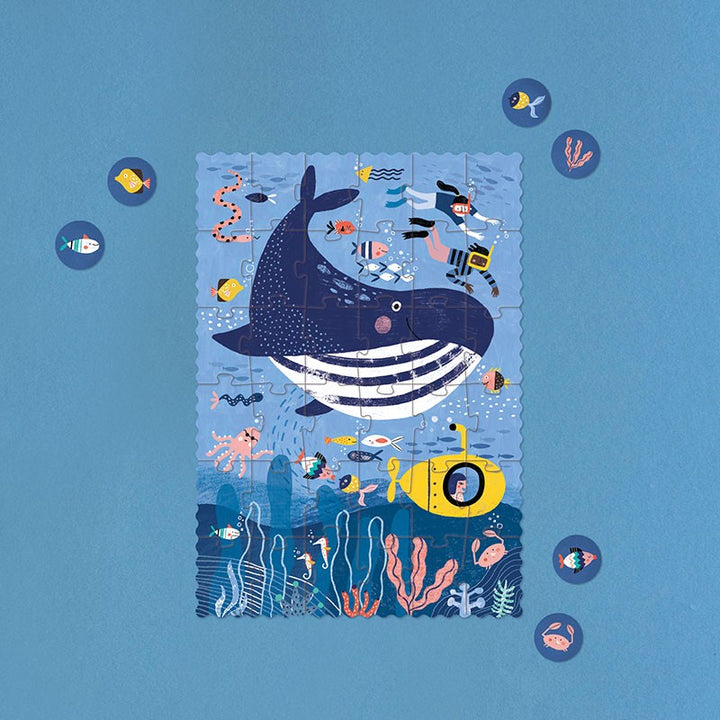Little seek and find puzzle, Ocean