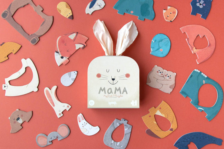 Puzzle Mama, 7 x 3pz | Londji, 2 anni+