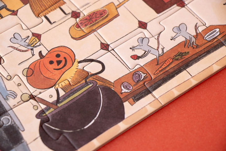 Puzzle reversibile Halloween Incantato, 100pz