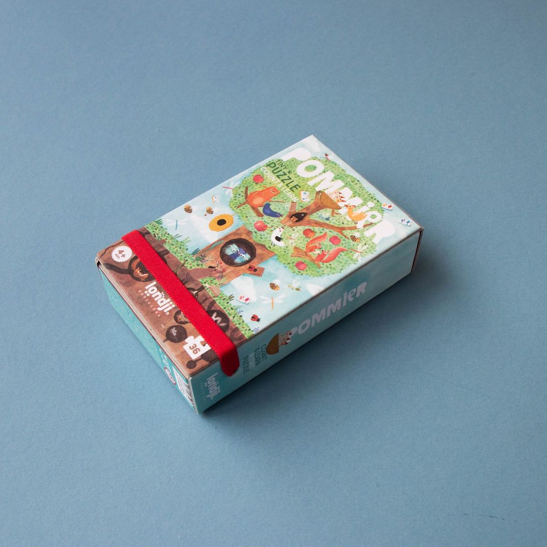 Little seek and find puzzle, Pommier