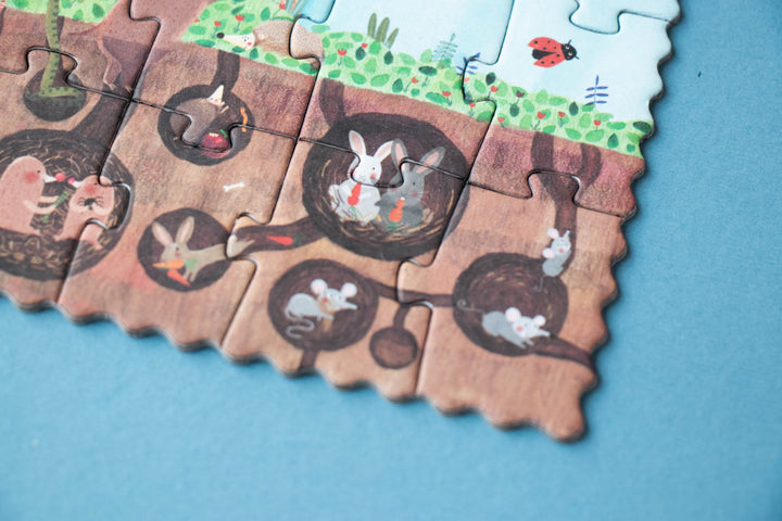 Little seek and find puzzle, Pommier