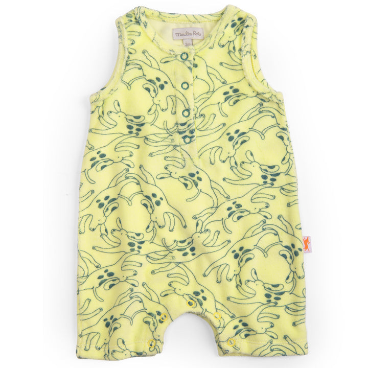 Yellow terry romper, Loan