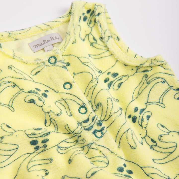 Yellow terry romper, Loan