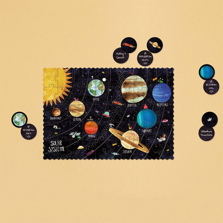Little seek and find puzzle, Planets