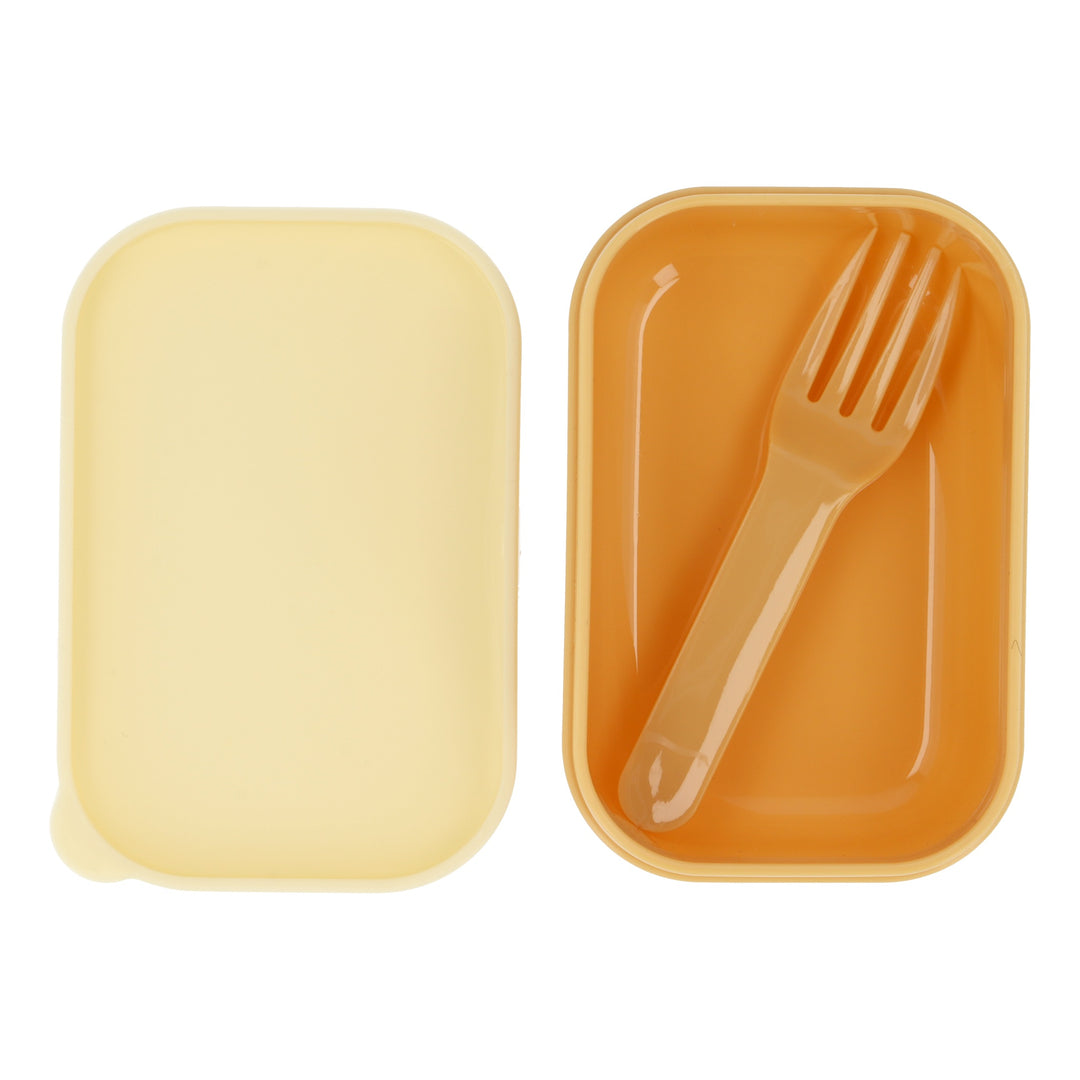 Large Bento Lunch Box, Yellow Checkered