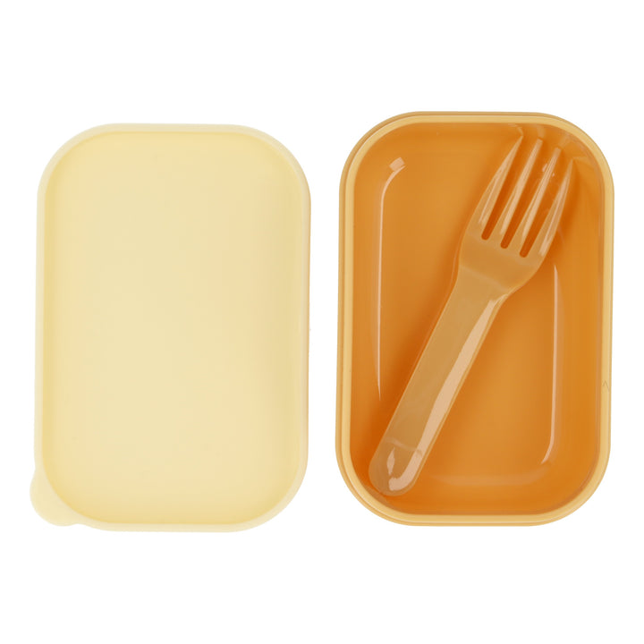 Large Bento Lunch Box, Yellow Checkered