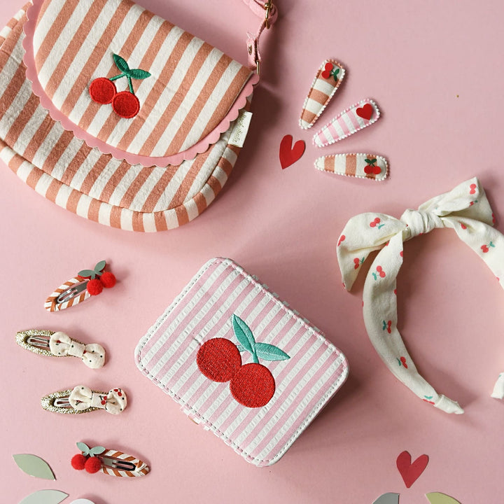 Headband with cherry bow