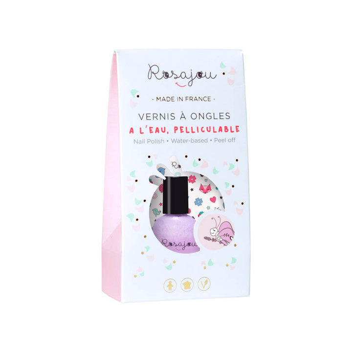Smalto pelabile per bambini, Lavanda lilla | Rosajou - Made in France