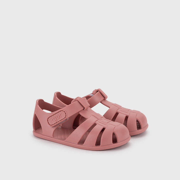 Barefoot concept beach sandals, Pink
