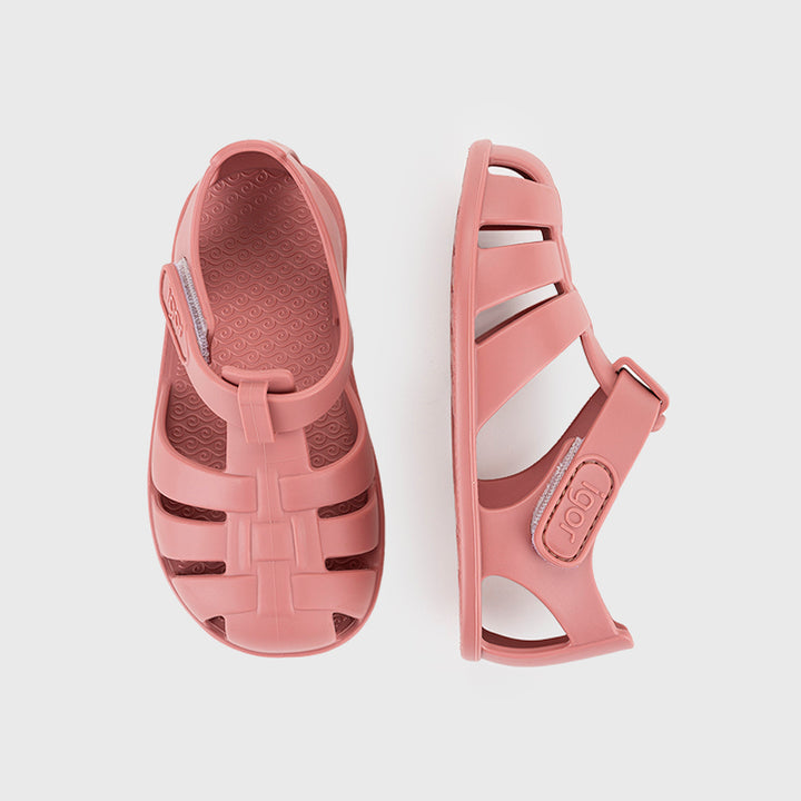Barefoot concept beach sandals, Pink
