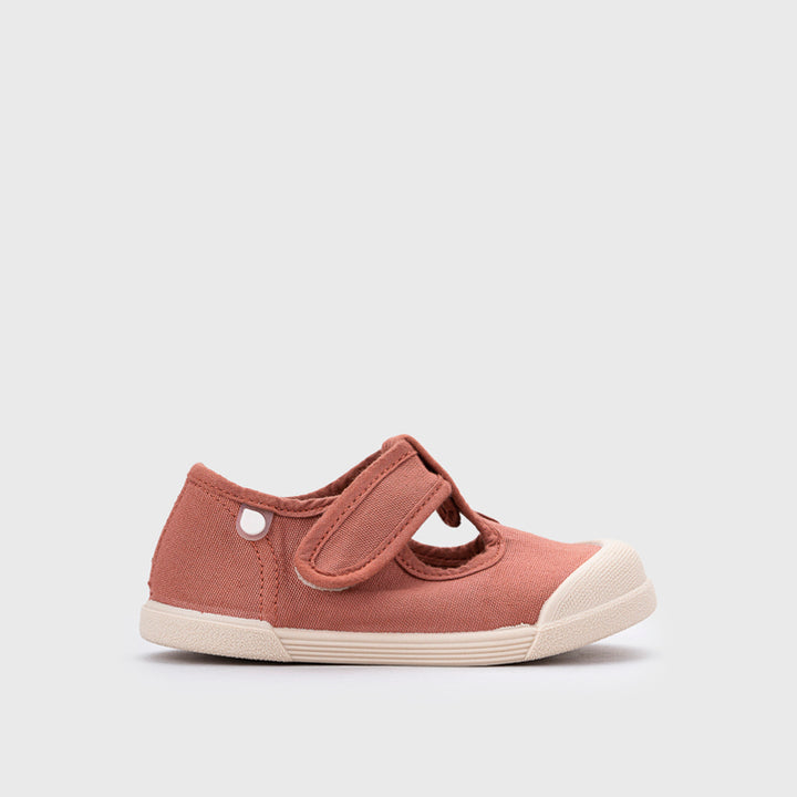 Sneaker bambini in tela concetto barefoot, Terracotta | Igor