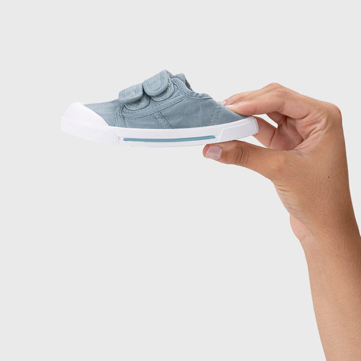 Barefoot concept canvas shoes, Ocean